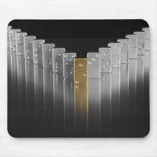 Tapis De Souris Dominos d'or et d'argent (Devant)