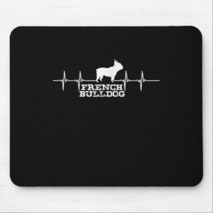 Tapis De Souris Don de chien French Bulldog Heart