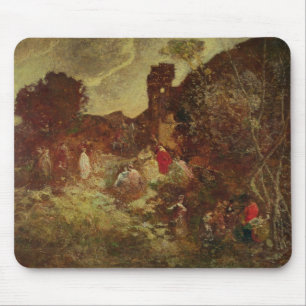 Tapis De Souris Don don Quichotte et Sancho Panza, c.1865