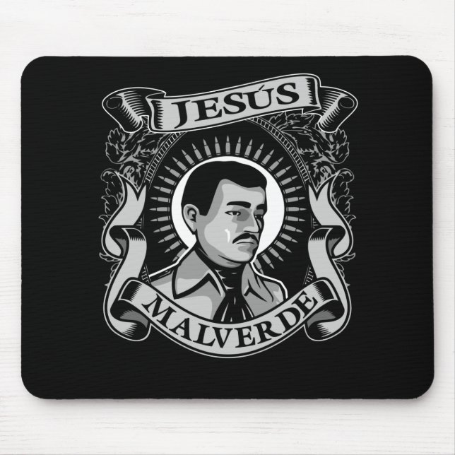 Tapis De Souris Don Jesus Malverde Héros mexicain Jesus Malverde (Devant)