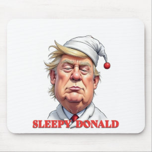 Tapis De Souris Donald endormi – Une caricature politique subtile