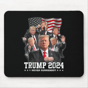 Tapis De Souris Donald J Trump 2024 ne se rend jamais