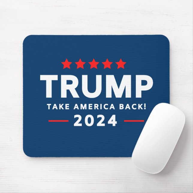 Tapis De Souris Donald Trump 2024 et l'Amérique (Avec souris)
