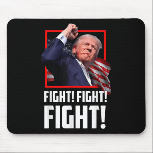 Tapis De Souris Donald Trump combat les combattants et les partisa