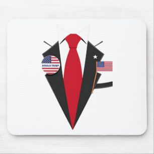 Tapis De Souris Donald Trump Costume Et Cravate Halloween Costume 