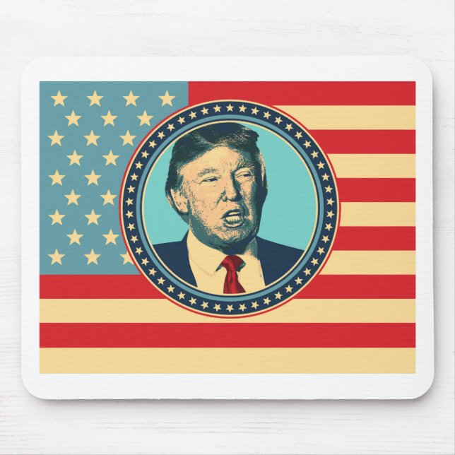 Tapis De Souris donald trump pour le président (Devant)