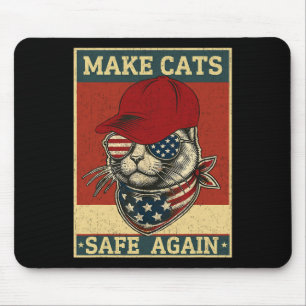 Tapis De Souris Donald Trump Rend Les Chats Sûrs À Nouveau Chapeau