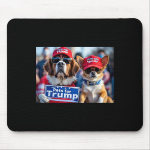 Tapis De Souris Donald Trump Rendre les chiens en sécurité Casquet