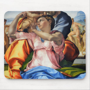 Tapis De Souris Doni Tondo, Madone Doni (détail), Michelangelo, 15
