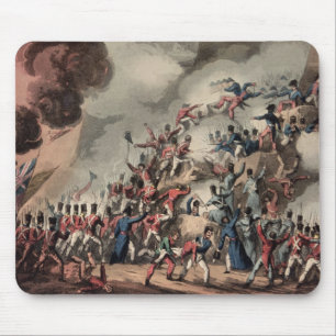 Tapis De Souris Donner l'assaut à de St SebastiAn, gravé par