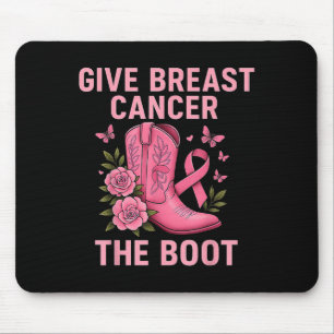 Tapis De Souris Donner Le Cancer Du Sein L'amorce Pink Ribbon Sens