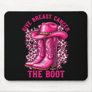 Tapis De Souris Donner Le Cancer Du Sein L'Initiale Cowgirl Cancer