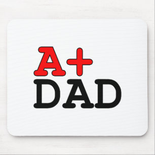 Tapis De Souris Dons amusants pour les papas : A+ papa