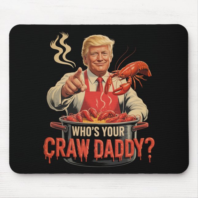 Tapis De Souris Dont votre père de famille Crawdaddy Crawfish Funn (Devant)