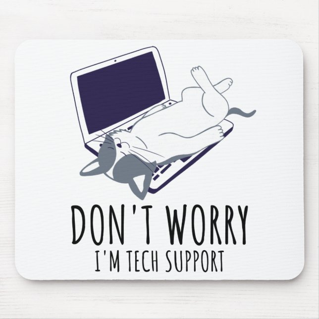 Tapis De Souris Don't Worry I'm (Devant)