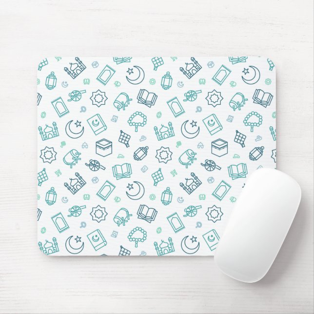 Tapis De Souris Doodles Ramadan Mousepad (Avec souris)