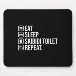 Tapis De Souris Dormir Skibidi Toilet Répéter Funny Skibidi Toil