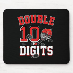 Tapis De Souris Double Chiffres 10e Anniversaire Garçon 10 Ans Hoc