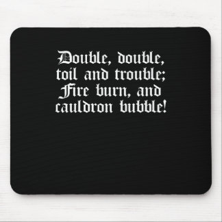 Tapis De Souris Double de double de citation de jeu de Shakespeare