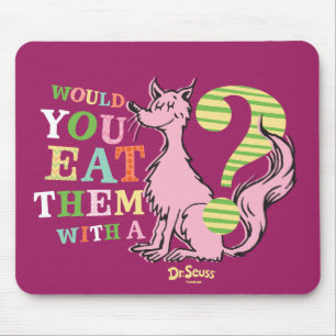 Tapis De Souris Dr. Seuss Les mangeriez-vous avec un renard ?
