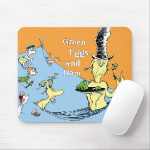 Tapis De Souris Dr. Seuss Les Œufs verts au jambon Scène de l'eau