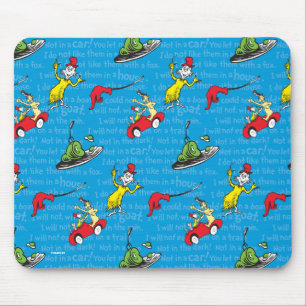 Tapis De Souris Dr. Seuss modèle de livre d'histoires d'œufs ver