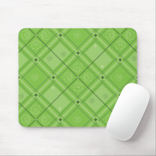 Tapis De Souris Dr. Seuss motif carreaux jour de la Saint-Patric