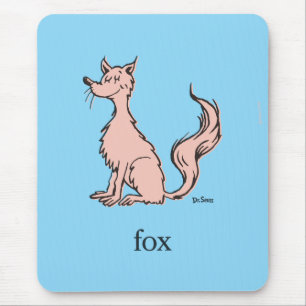 Tapis De Souris Dr. Seuss Renard Rose