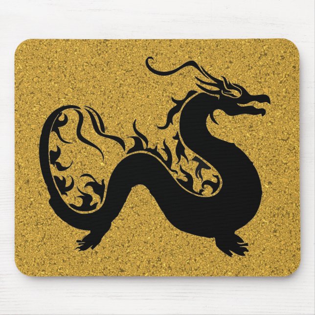 Tapis De Souris Dragon asiatique (Devant)
