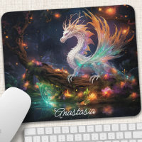 Tapis de souris Dragon de la Forêt Enchantée Perso