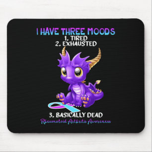 Tapis De Souris Dragon de sensibilisation à l'arthrite rhumatoïde