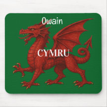 Tapis de souris dragon gallois