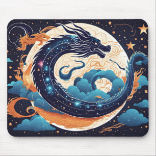 tapis de souris dragon lunaire