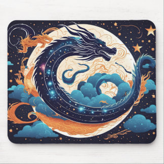 tapis de souris dragon lunaire