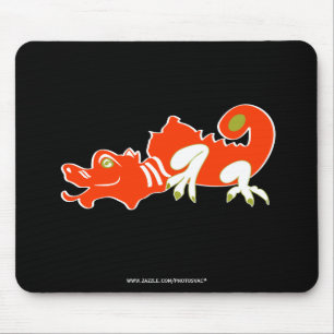 Tapis De Souris Dragon rouge