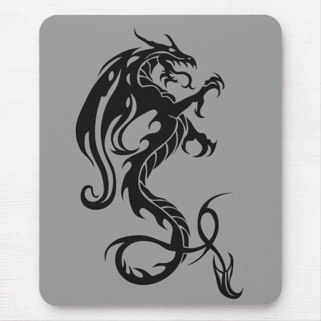 Tapis De Souris Dragon tribal Mousepad (Devant)