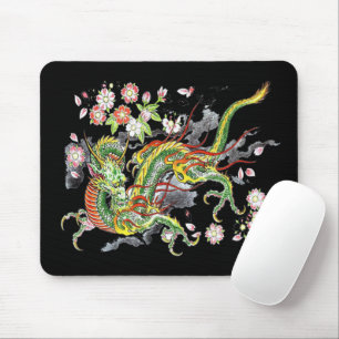 Tapis de souris Dragon Vert III