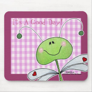 Tapis De Souris Dragon volée sur En vichy rose
