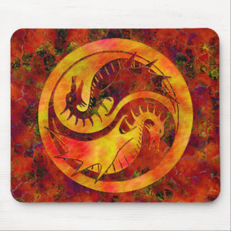 Tapis De Souris Dragon Yin Yang