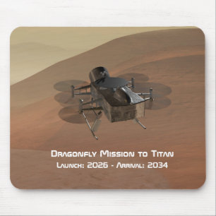 Tapis De Souris Dragonfly Mission to Titan
