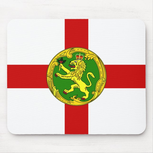 Tapis De Souris Drapeau alderney patriotique (Devant)