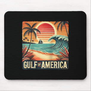 Tapis De Souris Drapeau Américain 2025 Du Golfe Rétro D'Usa Amériq