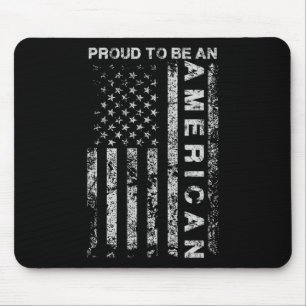 Tapis De Souris Drapeau américain américain Fier d'être un G de va