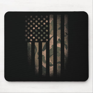 Tapis De Souris Drapeau américain camouflage tactique militaire am