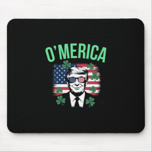 Tapis De Souris Drapeau américain drôle O'merica Donald Trump Sain