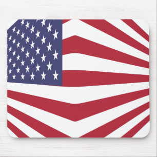 Tapis De Souris Drapeau américain Mousepad