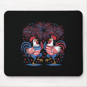 Tapis De Souris Drapeau américain Patriotique Drapeau 4 juillet Ho