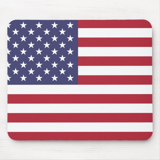 Tapis De Souris Drapeau américain Patriotique Mousepad Mouse Pad (Devant)