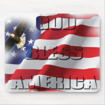 Drapeau américain très patriotique Dieu bénisse l'