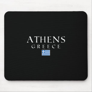 Tapis De Souris Drapeau Athènes Grèce Vacances Athènes Souvenir Gr